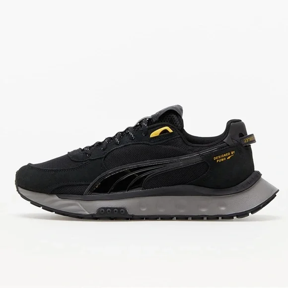 PUMA WILD RIDER BLK NJR - Picture 1 of 15
